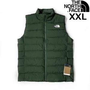 1円～!売切!【正規新品】THE NORTH FACE◆ACONCAGUA 3 VEST ダウンベスト アコンカグア US限定 軽量 撥水 アウトドア(XXL)緑 190122-80