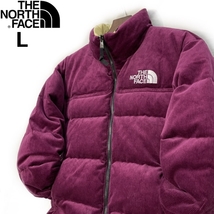 1円～!売切!【正規新品】THE NORTH FACE◆1992 REVERSIBLE NUPTSE JACKET コーデュロイ ヌプシ リバーシブル US限定(L)紫 190122-190_画像2