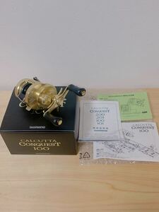 OH済み 美品 14 カルカッタ コンクエスト100 右 美品 シマノ 機関好調 SHIMANO CONQUEST