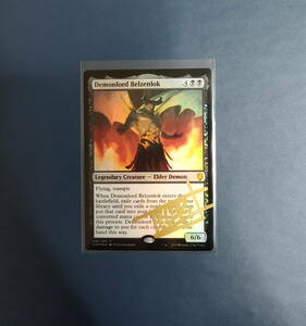 MTG 悪魔王ベルゼンロック foil サインド