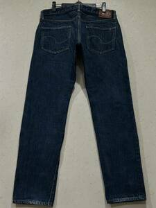 ※ ONI DENIM 鬼デニム 鬼ジーンズ ONI-622KHN セルビッチ デニムパンツ 日本製 濃いめインディゴ 33 　　　　　　　　 BJBC.AA