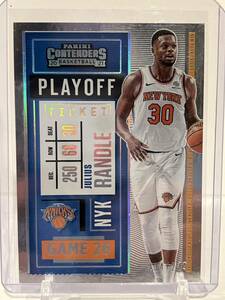 【3枚セット】NBA 2020-21 Panini Contenders Basketball Julius Randle /249 他 RJ Barrett (Knicks)