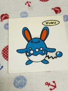 ポケモンパン デコキャラシール マリルリ