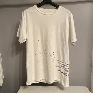 サイズ2 uniform experiment fragment Tee ソフネット fcrb フラグメント 藤原ヒロシ Tシャツ