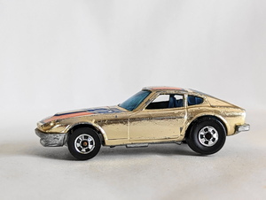 ▽1/64 LOOSE ジャンク▽Z-WHIZ 香港製 ダットサン フェアレディ Ｚ DATSUN FAIRLADY 金クローム▽5Pack 1979 HOT WHEELS ホットウィール]