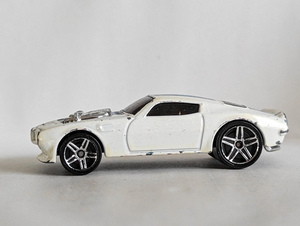 ▽1/64 LOOSE ジャンク▽ポンティアック ファイヤーバード '70 PONTIAC FIREBIRD 白▽2007 HOT WHEELS ホットウィール