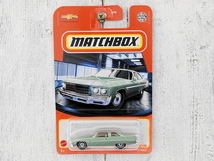 ●シェビー カプリス '75 CHEVY CAPRICE 緑●2022 MATCHBOX マッチボックス_画像1