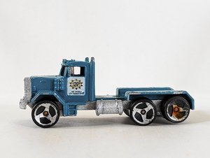 ▽1/64 ジャンク LOOSE▽ピータービルト ダンプ トラック PETERBILT DUMP TRUCK ターコイズ▽2000 HOT WHEELS ホットウィール