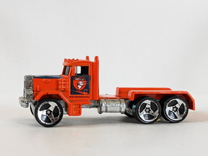 ▽1/64 ジャンク LOOSE▽ピータービルト ダンプ トラック PETERBILT DUMP TRUCK オレンジ▽5Pack 2002 HOT WHEELS ホットウィール