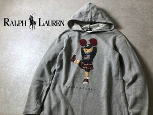 RALPH LAUREN●ポロベア スウェット パーカー ワンピース●ラルフローレン