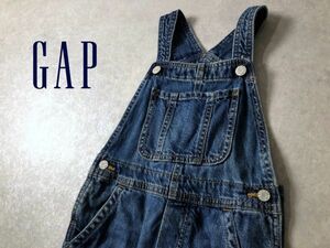 GAP●110cm 5歳●ヴィンテージウォッシュ デニム オーバーオール サロペット●ギャップ