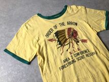 JELADO●ORDER OF THE ARROW インディアン プリント トリム リンガー Tシャツ●ジェラード●3_画像3