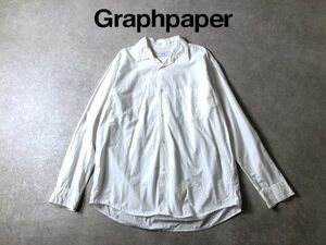 定価2.4万●Graphpaper●レギュラーカラー タイプライター シャツ●グラフペーパー