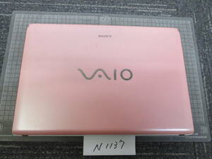 Ｎ1137　　　SONY VAIO 　SVE141R11N HDD,バッテリパック　レス　ノートPC　メンテナンス前提