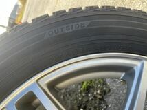 215/60R17 ヨコハマ スタッドレスタイヤ 中古4本アルミセット　IG50Plus 2018年製　バリ山　引き取り可能_画像7