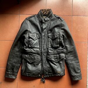 NEIGHBORHOOD (ネイバーフッド) ヴィンテージ加工ホースハイド M-65レザージャケット(M-65.TIGER / HL-JKT）