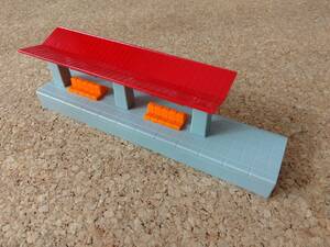  Plarail scene parts [ height . station ash / red / orange ny35]