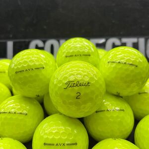 No.755【ロストボール・タイトリストTitleist・AVX・2022年モデル・イエロー・Aランク・22球】