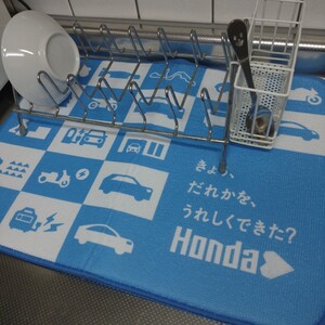 HONDA 非売品 水切りマット 水切り マット ロゴ 車 柄 ホンダ ノベルティ グッズ コレクション マスコット 限定 car limited collection 