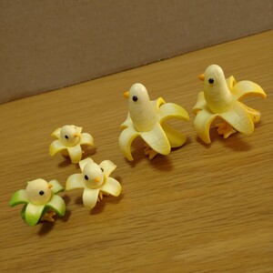 Banana figure バナナインコ バナナ インコ フィギュア セット コレクション 置物 飾り ガチャ bird collection マスコット 鳥 小鳥