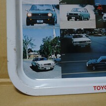 TOYOTA COROLLA トヨタ カローラ 非売品 トレイ トレー プレート セリカ ノベルティ コレクション 看板 飾り 旧車 limited tray celica ⑦_画像3