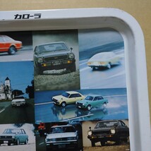 TOYOTA COROLLA トヨタ カローラ 非売品 トレイ トレー プレート セリカ ノベルティ コレクション 看板 飾り 旧車 limited tray celica ⑦_画像6