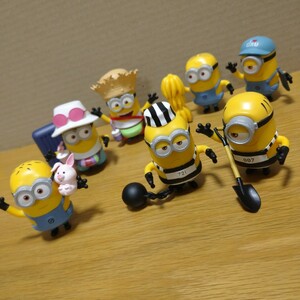 minions minion 着せ替え フィギュア セット マスコット ミニオンズ メル 帽子 ミニオン コレクション cap hat collection figure bob toy