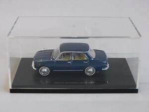  28【未開封】EBRRO エブロ 1/43 日産 ブルーバード（410）1964 ブルー ミニカー NISSAN BLUEBIRD