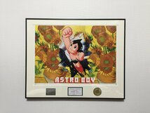DEATH NYC 額付き 世界限定100枚 アートポスタ Astro Boy 鉄腕アトム ひまわり かっこいい ゴッホ 現代アート_画像1