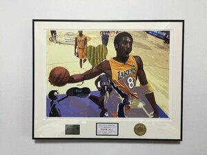 DEATH NYC 額付き 世界限定100枚 アートポスタ KOBE BRYANT コービー・ブライアント DUNK lakers 現代アート