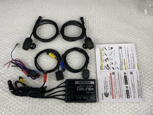 ドラレコ バイク用 中古動作品 MITSUBA EDR-21Gα EDR-21Ga 2カメラ GPS SD128G ドライブレコーダー ミツバサンコーワ 管理番号DL1