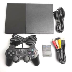 ★薄型★ 読み込み高速 良好 PS2 最終生産型 SCPH-90000 チャコールブラック PS2 プレステ2 PlayStation2 SCPH 90000 CB ブラック 薄型