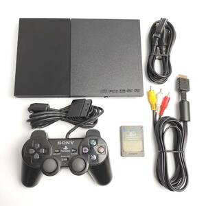 ★薄型★ 読み込み高速 良好 PS2 最終生産型 SCPH-90000 チャコールブラック PS2 プレステ2 PlayStation2 SCPH 90000 CB ブラック 薄型