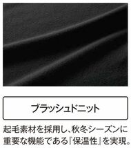 即決送料無料　デサント　裏起毛　ハイネック　アンダーシャツ 　ネイビー　 L 定価4730円　新品　冬用アンダーシャツ　STD658B_画像3