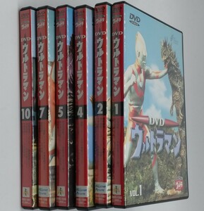 初代 ウルトラマン 不揃いDVD6枚まとめ売り vol.1,2,4,5,7,10 セル版DVD