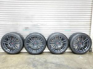 スバル.インプレッサ.WRX.STI.A-Line.18インチホイール .4本 スタットレス GRB.VAB GRB GRF.8.5J 114.3 ウインターマックス 245/40R18 