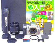 ●美品●初心者入門フルセット●Canon キャノン EOS Kiss X 純正 レンズキット●すぐに撮影OK●女性ならではの丁寧な対応で安心_画像1