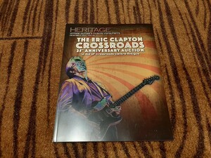 2023年 Crossroads Guitar Festival Eric Clapton エリッククラプトン Heritage Auctions パンフレット カタログ John Mayer Jeff Beck