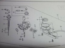 【ホンダ純正】12Ｖ モンキー キャブレターガスケット パッキン(_画像2