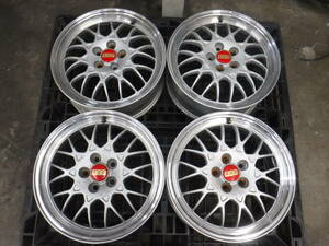 MCMC【C756】BBS スバル純正OP 16×6.5J ＋55 5H PCD100 HB56 4本 ☆岡山☆