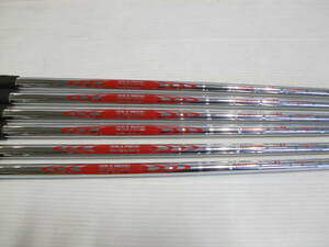 中古　NIPPONSHAFT　アイアンシャフト　6本セット　N.S.PRO MODUS TOUR 105 S　日本仕様　グリップ付　②