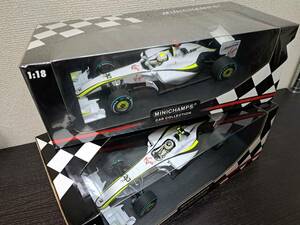 1/18 MINICHAMPS ミニチャンプス Brawn GP_メルセデス_バトン_バリチェロ_WINNER AUSTRALIAN GP 2009_限定品