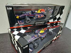 1/18 MINICHAMPS ミニチャンプス Red Bull Racing Renault_RB5_Winner Chinese GP 2009_ヴェッテル_ウェバー_セット_限定品