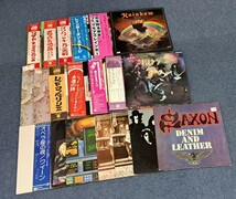 洋楽 ロック レコード LP 20枚 まとめて レッド・ツェッペリン クイーン Rainbow KISS 等 UK盤有 帯付 現状品 _画像9