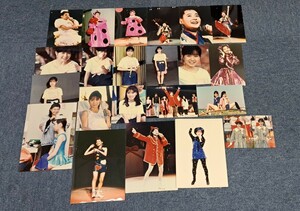 昭和アイドル おニャン子クラブ うしろゆびさされ組 岩井由紀子 高井麻巳子 生写真 22枚 まとめて 