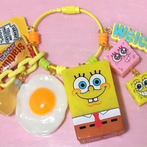 スポンジボブ ジャラジャラキーホルダー