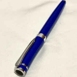 未使用品 メタリック ローラーボールペン レフィル3本付 ブルー ステーショナリー ビジネス (523)の画像2
