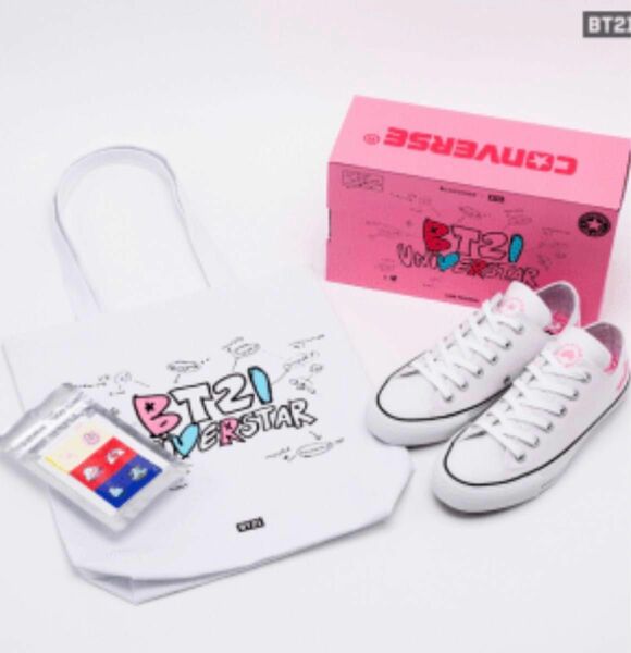 ラインフレンズ　bt21 bts CONVERSE ALL STAR 新品 完売品 コンバース オールスター クーポン