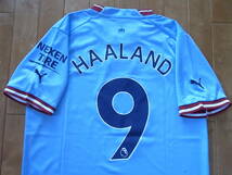 アーリング・ハーランド　Erling Haaland　マンチェスター・シティFC　Manchester City FC　オーセンティック　ホーム　ユニフォーム_画像3