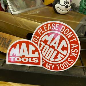 MACTOOLS マックツールズ ステッカー 2種セット (#32/#56) 防水 車 バイク カーアクセサリー アメリカン雑貨 アドバダイジング ビニール